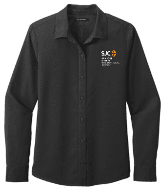 Women's long sleeve button down