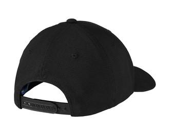 Port Authority Flexfit Snapback Hat - Black, One Size