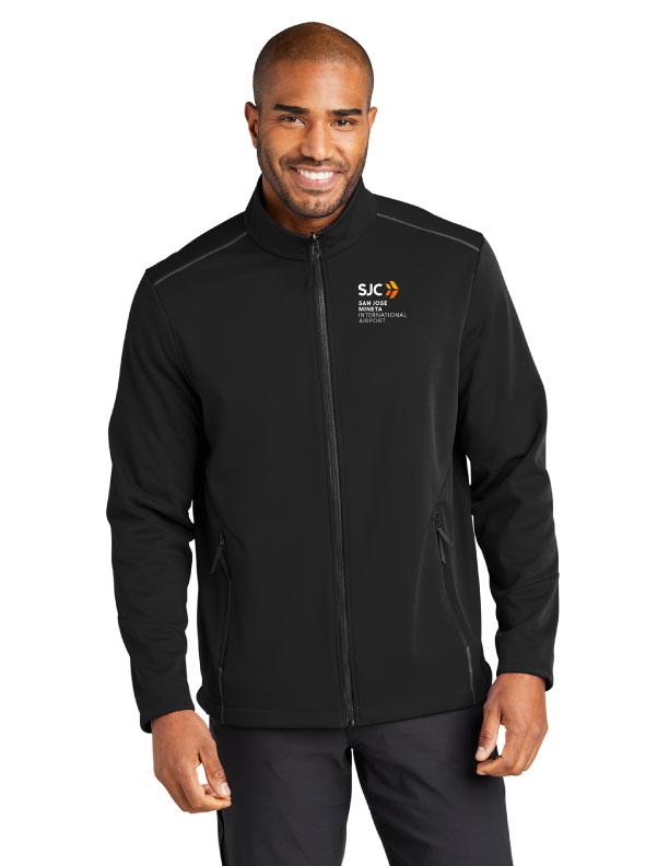 Men's Soft Shell Jacket - Black, X-Small