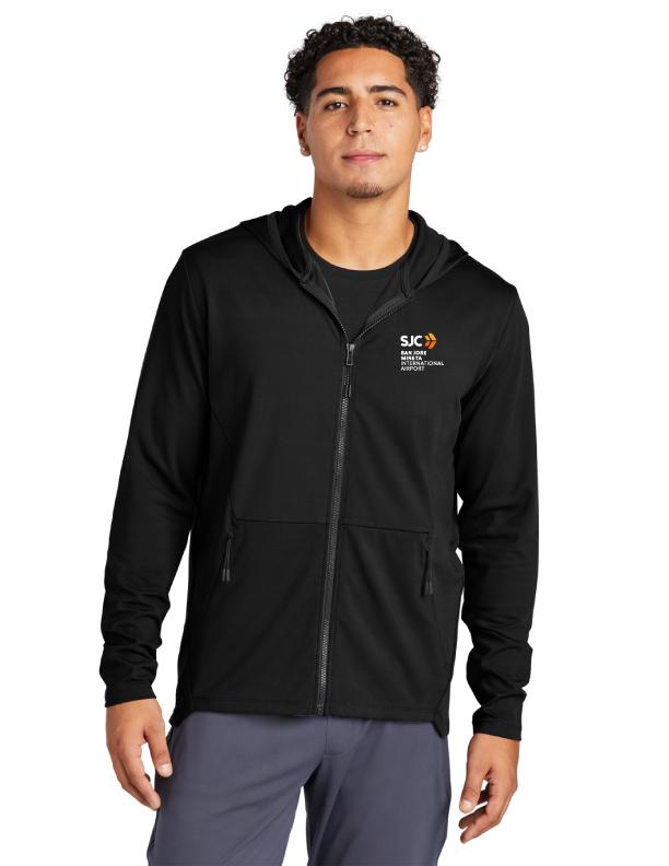 Men's Lightweight Full-Zip Hoodie - Black, X-Small