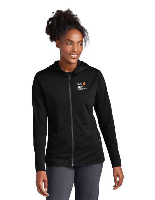 Women's Lightweight Full-Zip Hoodie - Black, X-Small