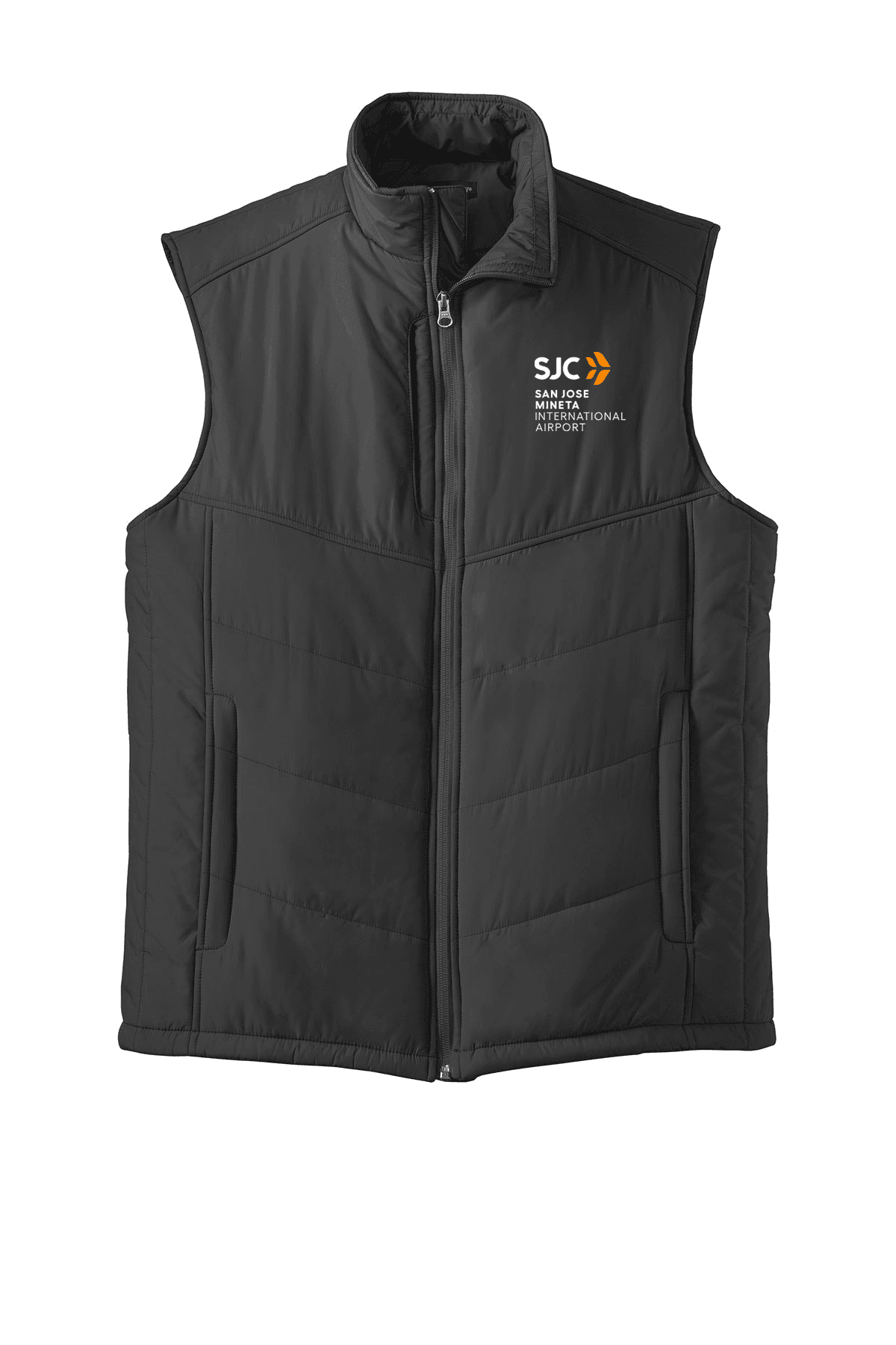 Men's Puffy Vest - Black, 3X