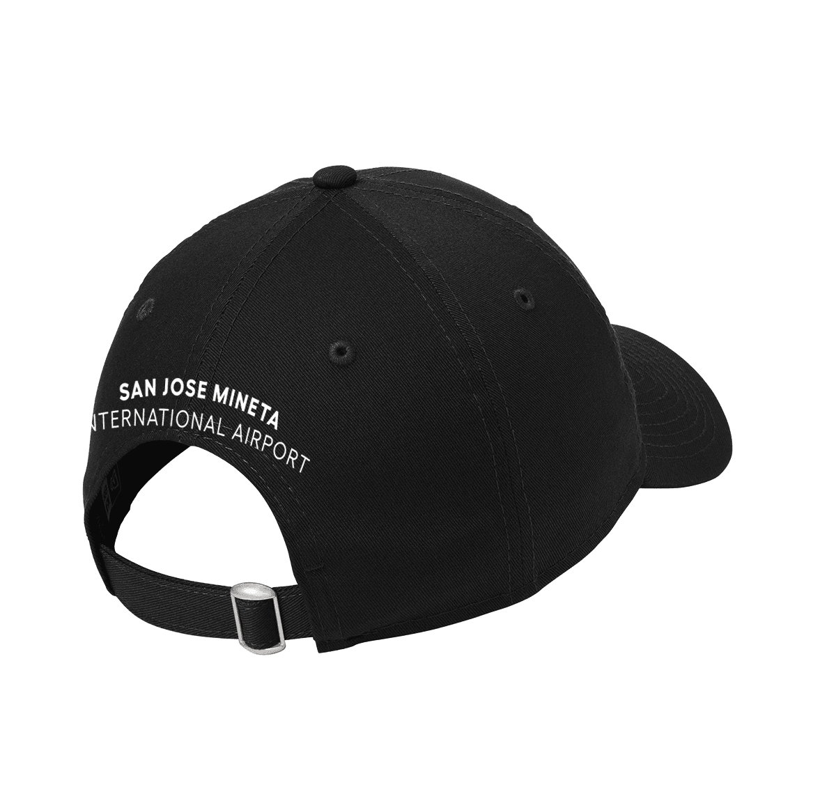 New Era Adjustable Hat - Black, One Size